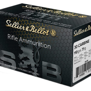 Sellier & Bellot SB30B Rifle  30Carbine 110gr Soft Point 50 Per Box/20 Case