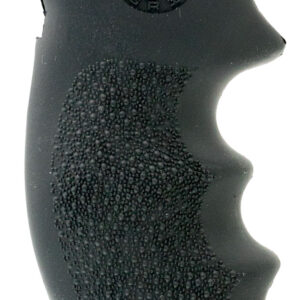 Hogue 19000 Monogrip  Black Rubber with Finger Grooves for S&W K, L Frame with Round Butt