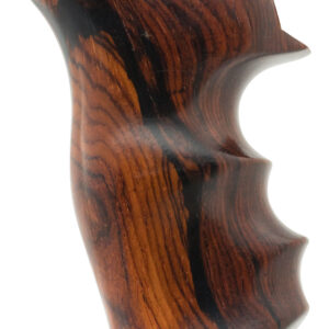 Hogue 80800 Fancy Hardwood  Brown Cocobolo Hardwood with Finger Grooves for Ruger GP100,  Super Redhawk