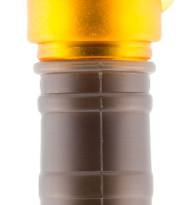 Primos 736 Power  Grunter Call Double Reed Mule Deer Sounds Attracts Blacktail/Mule Deer Features Built in Compass Black/Gold
