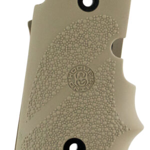 Hogue 98083 Rubber Grip  Flat Dark Earth with Finger Grooves for Sig P938 with Ambidextrous Safety