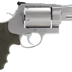 Smith & Wesson 170350 PC Model 460 XVR X-Large 460 S&W Mag 5 Shot 3.50" Stainless Steel Barrel, Stainless Cylinder, Matte Silver Stainless Steel Frame, Black Finger Grooved Grip, Teardrop Hammer