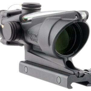 Trijicon 100224 ACOG  Black Hardcoat Anodized 4x32mm Illuminated Green Horseshoe .223/5.56 BDC Reticle