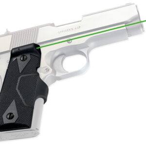 Crimson Trace 0141101 Lasergrips  Fits 1911 Compact, Green Laser Black Polymer