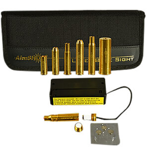 Aimshot KTRIFLE Boresight Rifle Kit Laser Universal Rifle Calibers Brass
