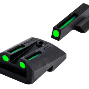 TruGlo TG131NTI TFO  Green/Tritium/Fiber Optic Front Sight-Green/Tritium/Fiber Optic Rear Sight 1911 Government