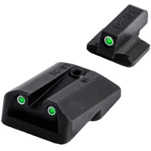 TruGlo TG231N1 Tritium  Black | Green Tritium Front Sight Green Tritium Rear Sight