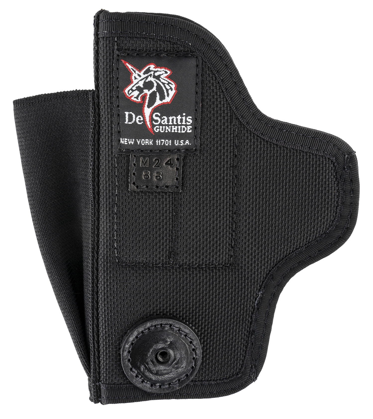 DeSantis Gunhide M24BJD6Z0 Tuck-This II IWB Black Nylon Belt Clip Compatible w/Ruger LC9/Glock 42/Colt Officer Belt 1.75" Wide Ambidextrous