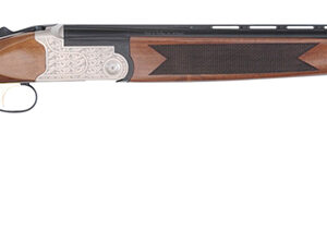 TriStar 30288 Setter S/T  Full Size 28 Gauge Break Open 2.75" 2rd 28" Black Vent Rib Barrel, Engraved Silver Steel Receiver, Fixed Turkish Walnut Stock, Beretta/Benelli Chokes, Right Hand
