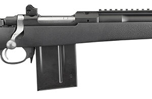 Ruger 6830 Scout  Sports South Exclusive 308 Win 10+1 16.10" Matte Black Threaded Barrel, Matte Black Steel Receiver w/Picatinny Rail, Black Synthetic Fixed Stock, Right Hand
