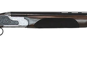 CZ-USA 06456 WingShooter Elite 20 Gauge 3" 2rd 28" Gloss Black Chrome Barrel, Engraved Satin-Gloss Chrome Metal Finish, Turkish Walnut Stock Includes 5 Chokes