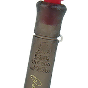 Primos PS351 Randy Anderson Hot Dog Open Call Birds/Cottontails/Deer/Fawns/Jack Rabbits/Pups Sounds Attracts Coyotes Brown