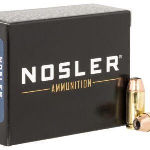 Nosler 51283 Assured Stopping Power Handgun 40S&W 150gr Jacketed Hollow Point 20 Per Box/20 Case