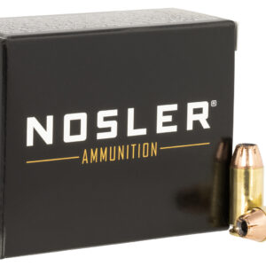 Nosler 51279 Assured Stopping Power Handgun 40S&W 180gr Jacketed Hollow Point 20 Per Box/20 Case