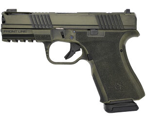 BRO FRONTLINE+ 9MM 4" 15RD BW GREEN