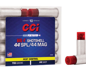 CCI 44SPL/MAG #4 SHOTSHELL10/200