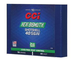 CCI 40S&W BISMUTH SHOTSHELL 10/200