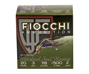 FIOCCHI 20GA #2 FLYWAY STEEL 25/250