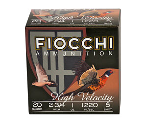 FIOCCHI 20GA #5 HV LEAD HUNT 25/250