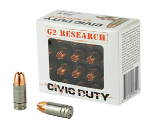 G2R CIVIC DUTY 9MM 94GR 20/500