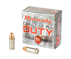 HRNDY 9MM+P 124GR CRT DUTY 25/250