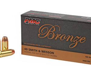 PMC BRNZ 40SW 165GR JHP 50/1000