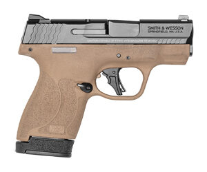 S&W SHIELD PLS 9MM 3.1" 13RD FDE/BLK