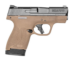 S&W SHIELD PLS 9MM 3.1" 13 TS FDE/BK