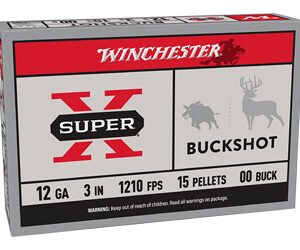 WIN SUPERX 12GA 3" 00BK 15P 5/250