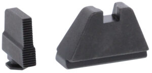 AmeriGlo GL507 Optic Compatible Sight Set for Glock  5XL Tall Serrated Front Sight-Black Rear Sight