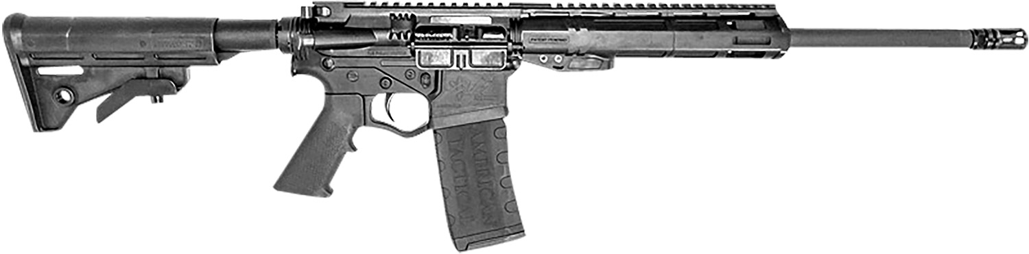 ATI ATIGAX5569MLPMG Alpha-15 Maxx 5.56x45mm NATO 30+1 16" Hanson Profile Barrel, Black, Metal/Polymer Rec, 9" Polymer M-LOK Handguard, OEM MM4 Stock, A2 Grip