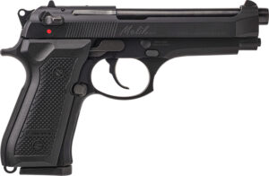 Derya Firearms MELIK9TR Melik 9mm Luger 17+1 4.90" Black Melonite Steel Barrel, Black Melonite Serrated Steel Slide, Black Aluminum Frame, Black Polymer Grip