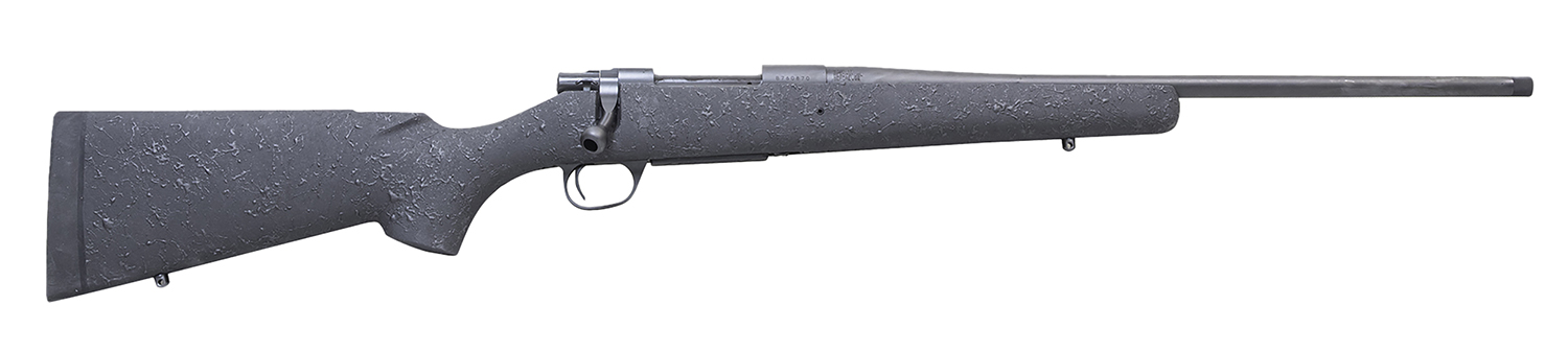 Howa HHSSL308BLK 1500 Superlite Gen2 Full Size 308 Win 3+1 20" Black Threaded Barrel, Matte Blue Steel Drilled & Tapped Receiver, Black w/Black Webbing HS Precision Synthetic Stock, Right Hand