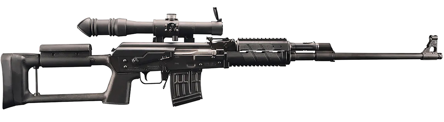 Zastava Arms Usa SR91762 M91 w/Optic 7.62x54mmR 10+1 24" Black Nitride Threaded Barrel, Black Anodized Picatinny Rail Steel Receiver, Black Synthetic Adjustable Stock, POSP 4x24 Rifle Scope