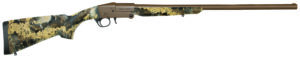 Charles Daly 930337 101 Full Size 410 Gauge Break Open 3" 1rd 26" Flat Dark Earth Cerakote Steel Barrel & Receiver, Fixed TrueTimber Prairie Synthetic Stock