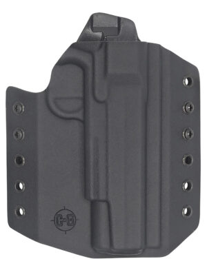 C&G Holsters 1850100 Covert OWB Black Kydex Belt Loop Fits 1911 Government 5"