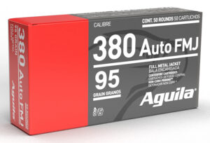 Aguila 1E802380 380ACP 95gr Full Metal Jacket 50 Per Box/10 Case
