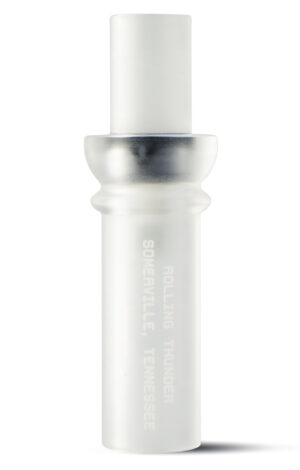 Rolling Thunder Game Call DC212CF Two Stroke Double Reed Cutdown Attracts Ducks Frost Acrylic