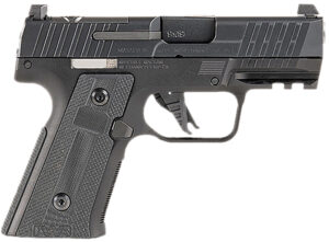 IWI US M9SLIM13CE MASADA Slim Commander Elite Compact Frame 9mm Luger 13+1 3.40" Black Button-Rifled Barrel, Black Optic Ready/Serrated Steel Slide, Black Aluminum Frame w/Picatinny Rail, Polymer Grip