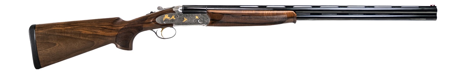 Fierce Firearms FUD20GA28 Upland Deluxe 20 Gauge 2rd 28" Blued Over/Under Barrel, Fixed w/Schnabel Forearm Oiled Turkish Walnut Stock