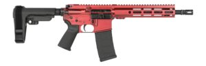 Shark Coast Tactical SCC07121BLZ-P Blaze  5.56 NATO 30+1 10.50" Black Nitride Threaded Barrel, Aluminum Receiver w/Picatinny Rail, M-LOK Handguard, Polymer SB Tactical SBA3 Brace, Polymer Grip