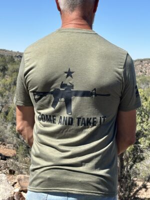 Come and Take It shirt back alternate view