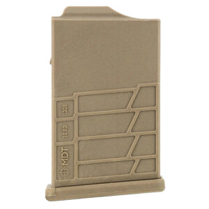 Mdt Sporting Goods Inc 104447FDE AICS Magazine 10rd Extended 308/6.5 Creedmoor Short Action, FDE Polymer Fits Some Chassis/Bottom Metal (MDT/XLR/KRG/GRS/CDI/Pacific Tool & Gauge)