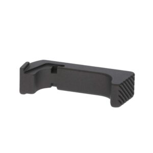 Rival Arms RA72G004A Magazine Release Extended Black Anodized Aluminum for Glock 43X, 48