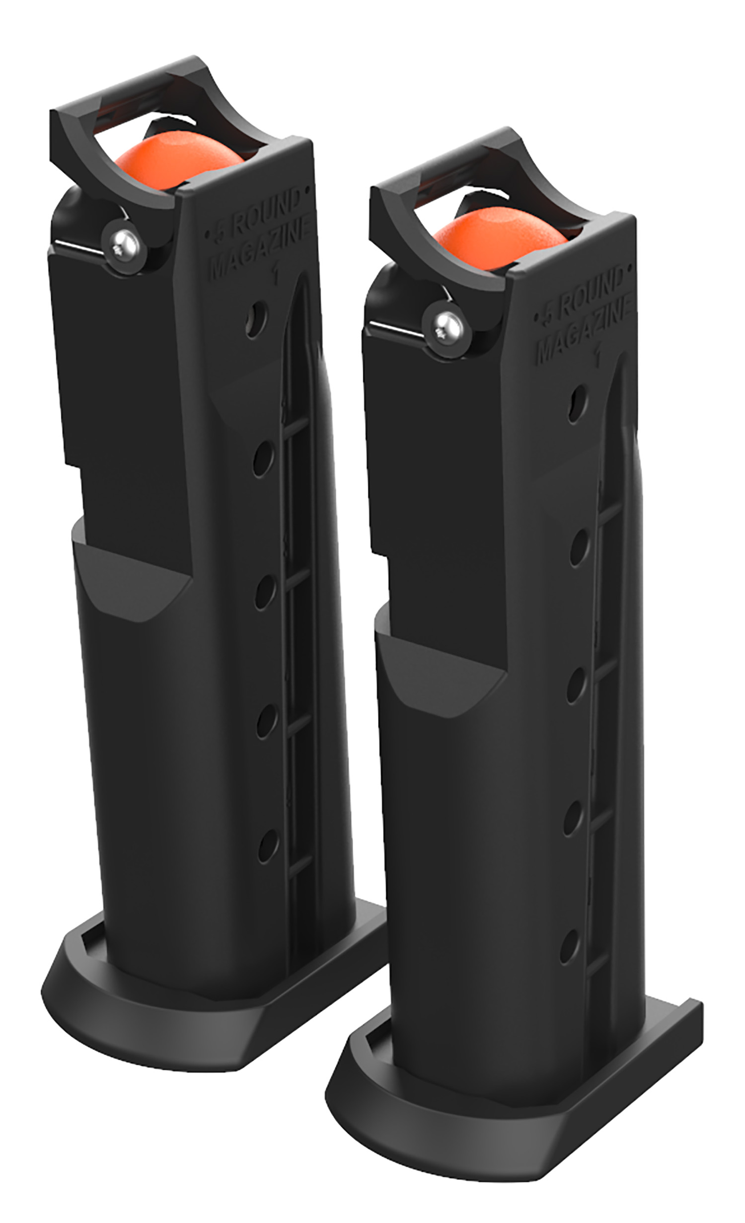 Byrna Technologies AM568300 HD 5rd Byrna HD Pepper Gun Black Polymer 2 Clips
